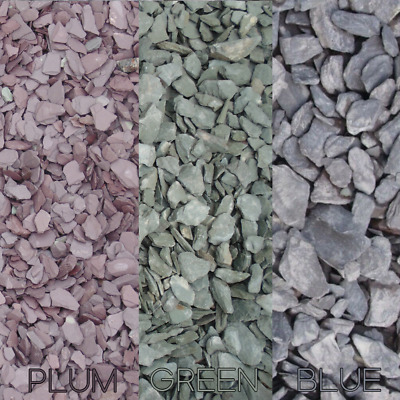 Blue Green or Plum Slate 20mm